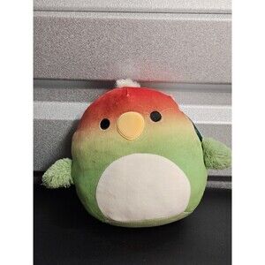 squishmallows elliene parrot 8 inch nwt
